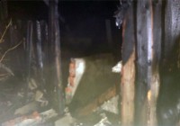 Jedna osoba ranna w pożarze drewnianej szopy